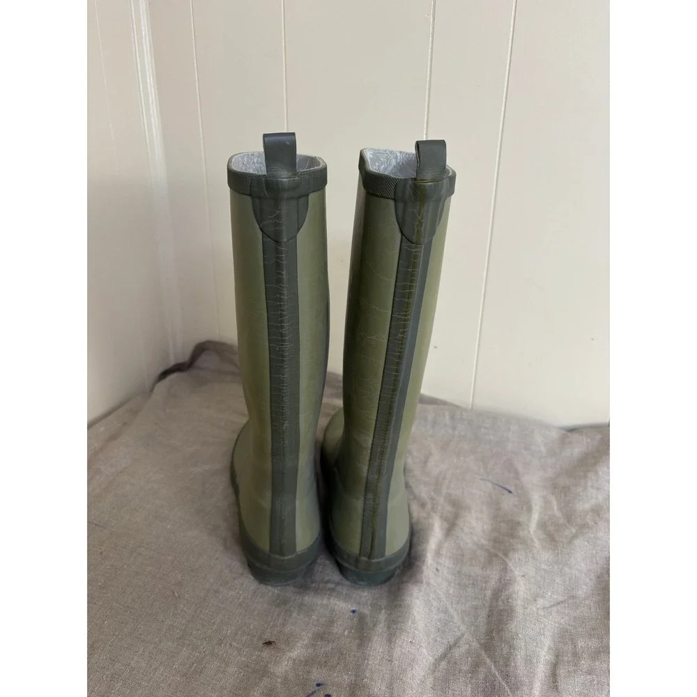 Smith & Hawken Olive Green Tall Rain Boots Target Size 8 F00321805